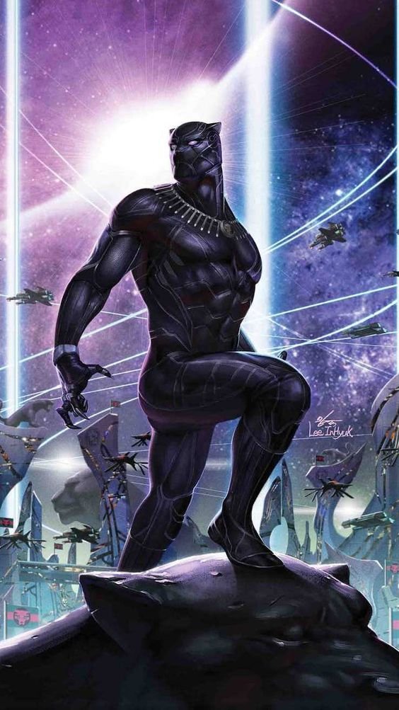 Black Panther King of Wakanda Artwork Wallpaper