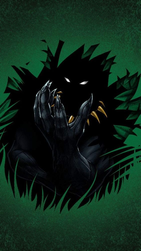 Black Panther in Dark Wallpaper