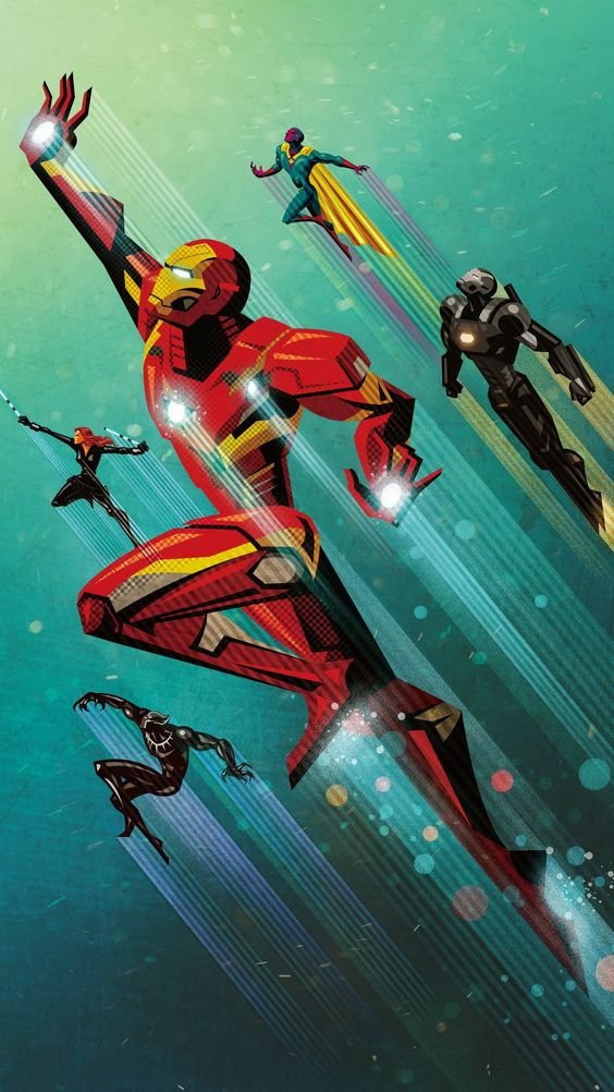 Captain america civil war Team Iron Man Wallpaper